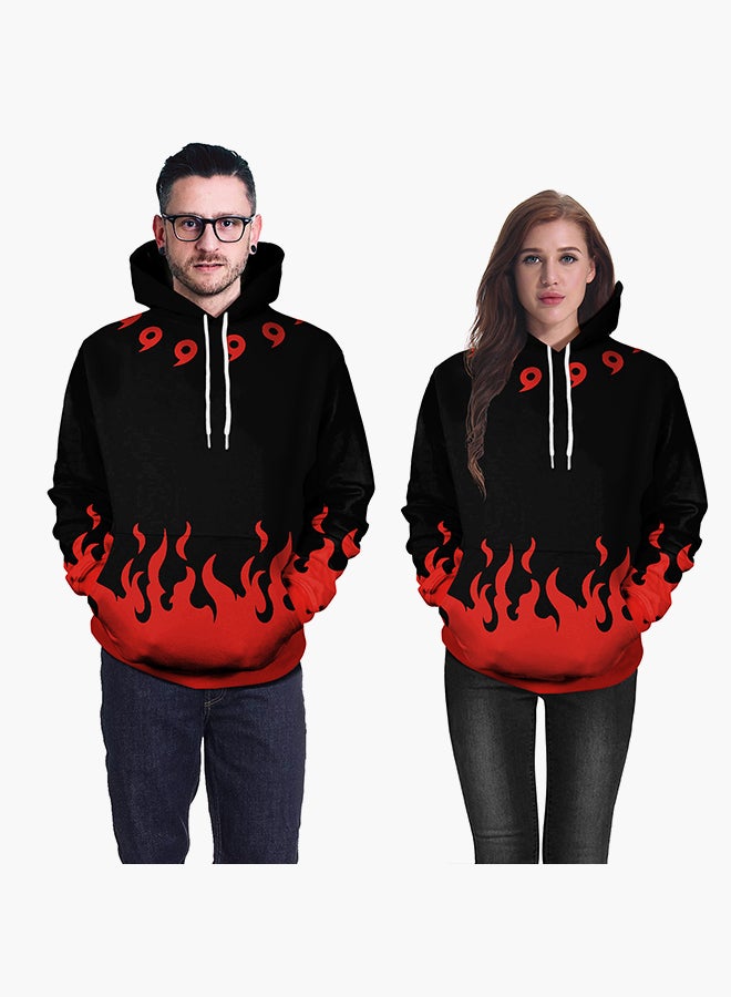 3D Printing Long Sleeve Hoodie Black/Red - v1557488319/N24969206V_3