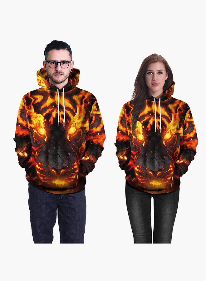 NADANBAO - 3D Printing Long Sleeve Hoodie Multicolour - Image 1