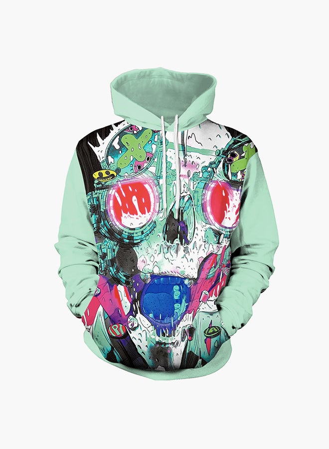 NADANBAO 3D Printing Long Sleeve Hoodie Multicolour - Image 1
