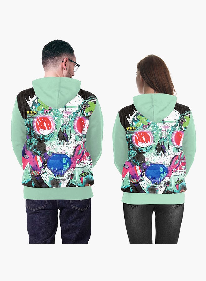 NADANBAO 3D Printing Long Sleeve Hoodie Multicolour - Image 4