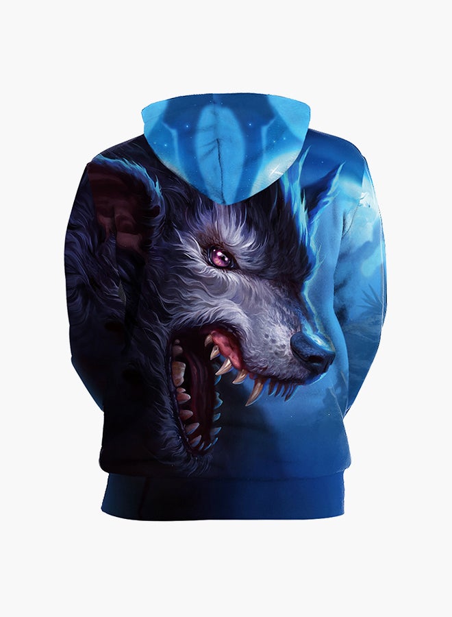 NADANBAO - 3D Printing Long Sleeve Hoodie Multicolour - Image 1