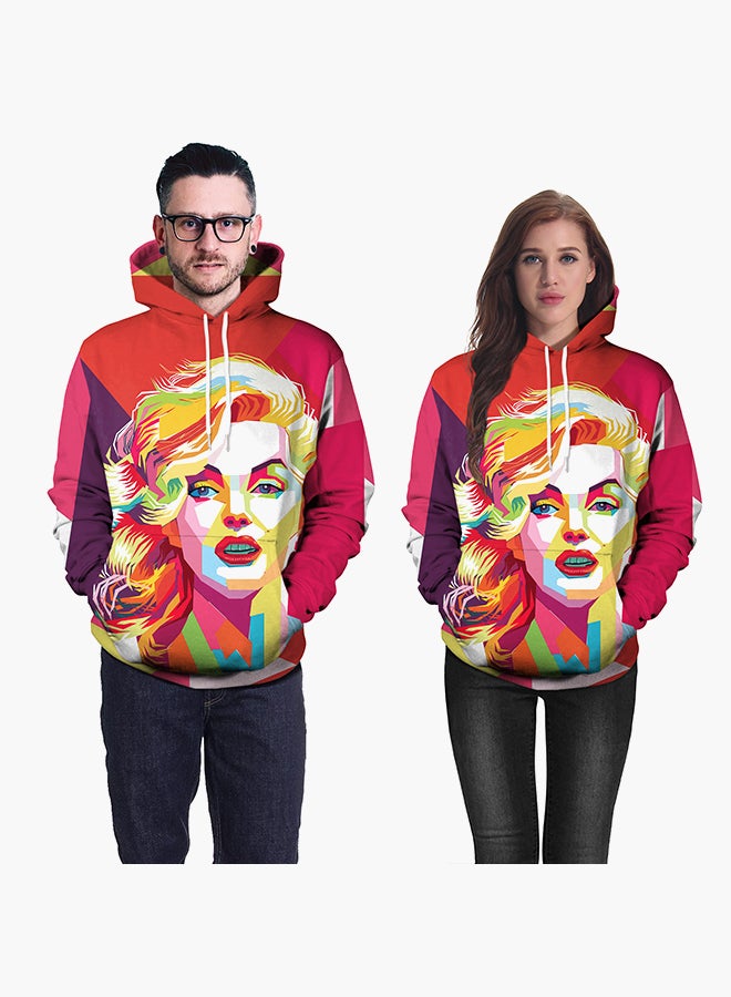 NADANBAO - 3D Printing Long Sleeve Hoodie Multicolour - Image 1