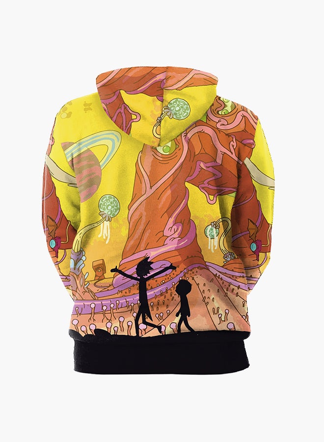 NADANBAO - 3D Printing Long Sleeve Hoodie Multicolour - Image 1