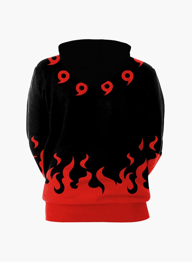 3D Printing Long Sleeve Hoodie Black/Red - v1557488334/N24969206V_2