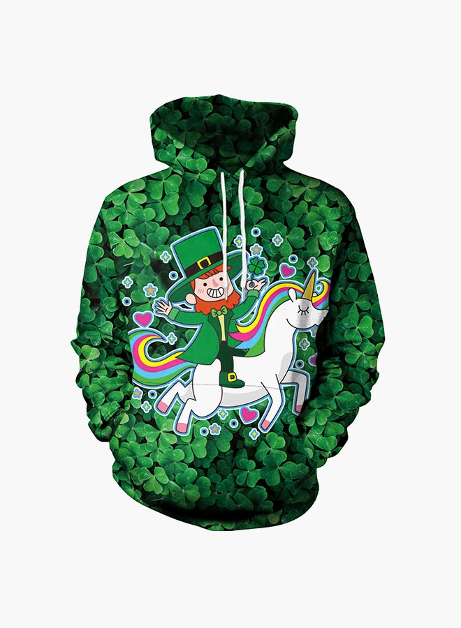 NADANBAO 3D Printing Long Sleeve Hoodie Multicolour  - Image 1