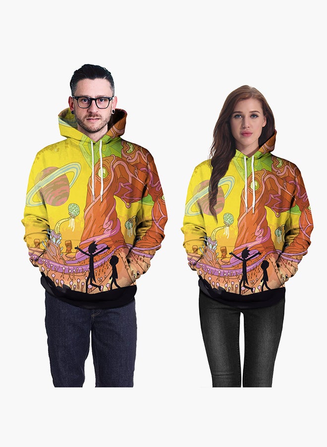 NADANBAO - 3D Printing Long Sleeve Hoodie Multicolour - Image 1