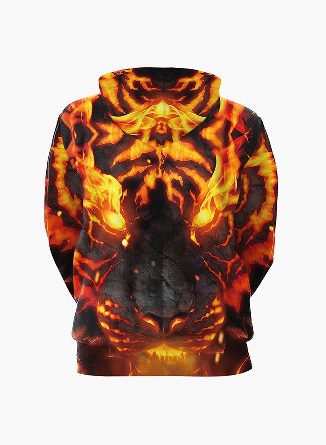 NADANBAO - 3D Printing Long Sleeve Hoodie Multicolour - Image 1