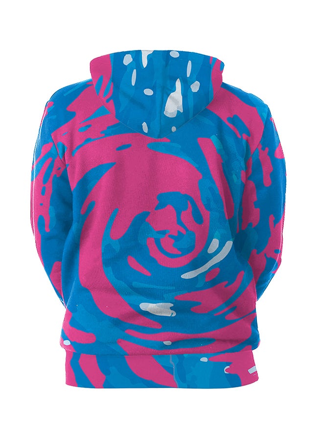 NADANBAO - 3D Printing Long Sleeve Hoodie Multicolour - Image 1