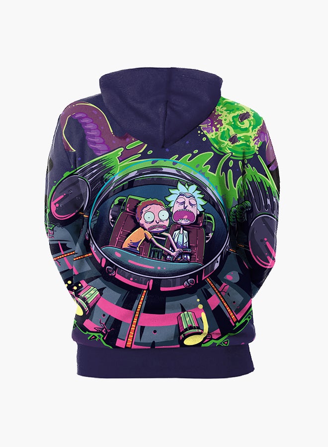 NADANBAO 3D Printing Long Sleeve Hoodie Multicolour  - Image 2