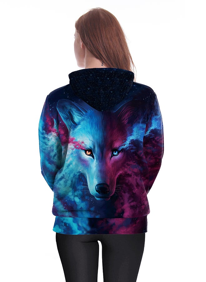 NADANBAO 3D Printing Long Sleeve Hoodie Multicolour  - Image 4