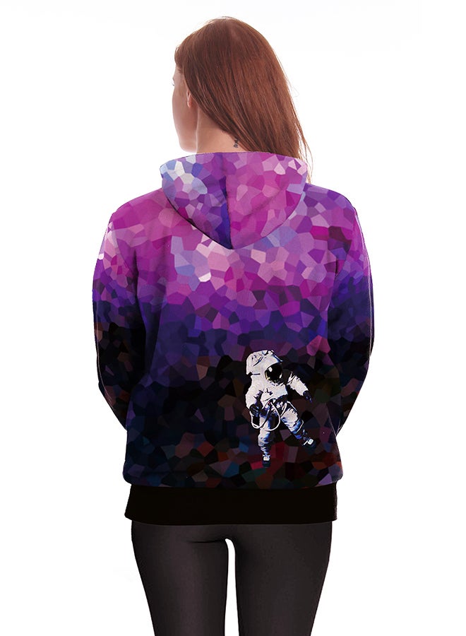 NADANBAO - 3D Printing Long Sleeve Hoodie Multicolour - Image 1