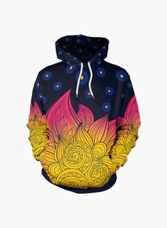 3D Printing Long Sleeve Hoodie Multicolour
