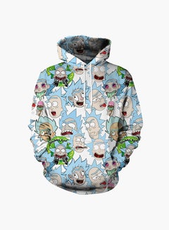 3D Printing Long Sleeve Hoodie Multicolour