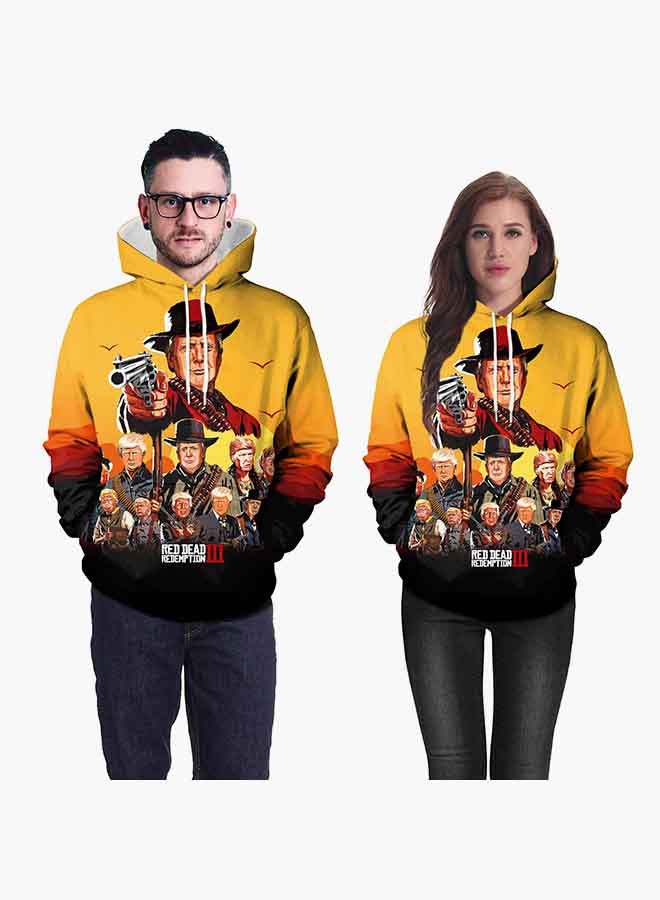 NADANBAO 3D Printing Long Sleeve Hoodie Multicolour  - Image 3
