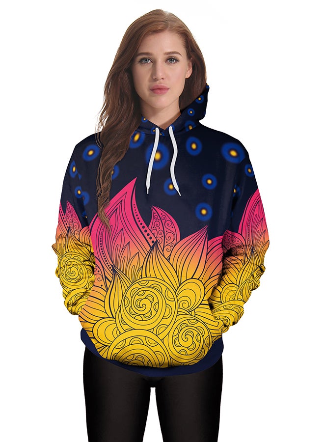NADANBAO - 3D Printing Long Sleeve Hoodie Multicolour - Image 1