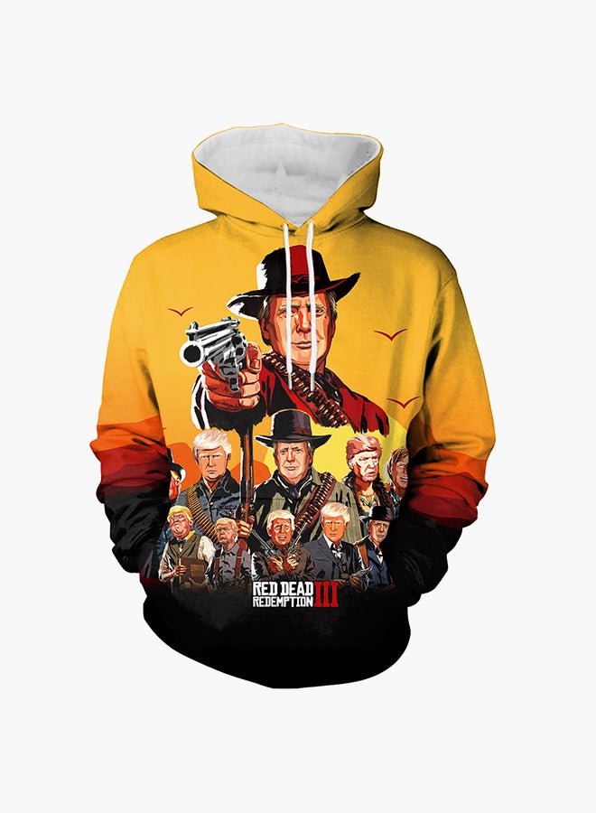 NADANBAO 3D Printing Long Sleeve Hoodie Multicolour  - Image 1