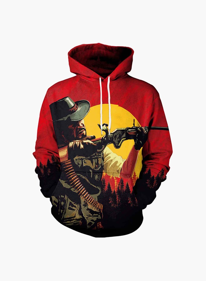 NADANBAO 3D Printing Long Sleeve Hoodie Multicolour  - Image 1