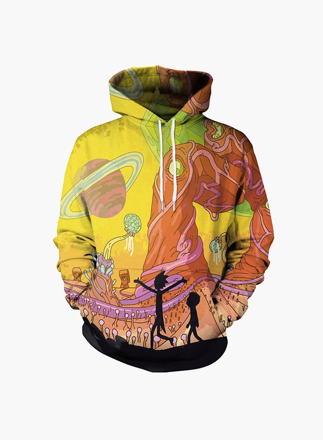 NADANBAO - 3D Printing Long Sleeve Hoodie Multicolour - Image 1