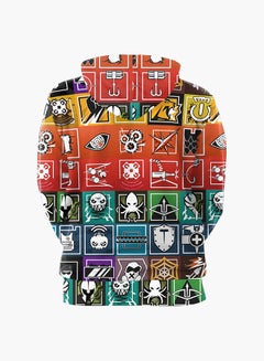 NADANBAO 3D Printing Long Sleeve Hoodie colored  - Image 2