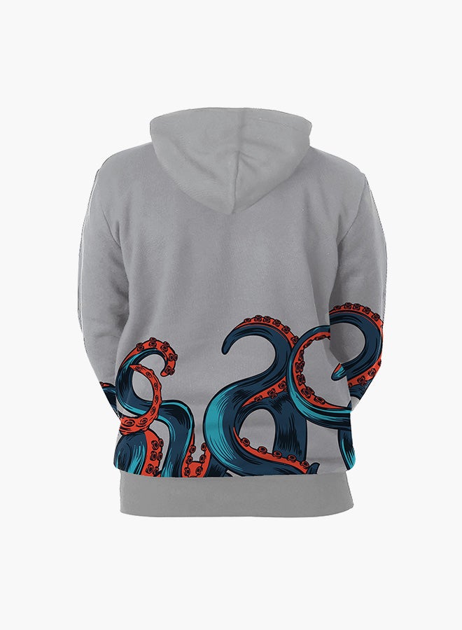 NADANBAO - 3D Printing Long Sleeve Hoodie Multicolour - Image 1