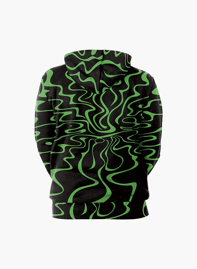 NADANBAO - 3D Printing Long Sleeve Hoodie Multicolour - Image 1
