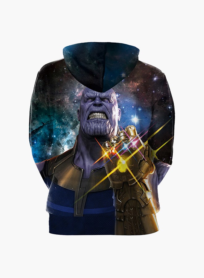 NADANBAO - 3D Printing Long Sleeve Hoodie Multicolour - Image 1