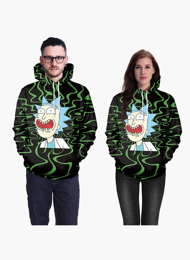 NADANBAO - 3D Printing Long Sleeve Hoodie Multicolour - Image 1