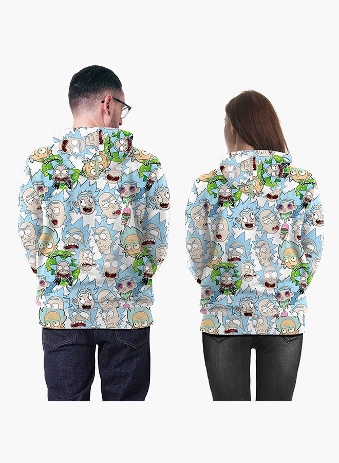 NADANBAO - 3D Printing Long Sleeve Hoodie Multicolour - Image 1