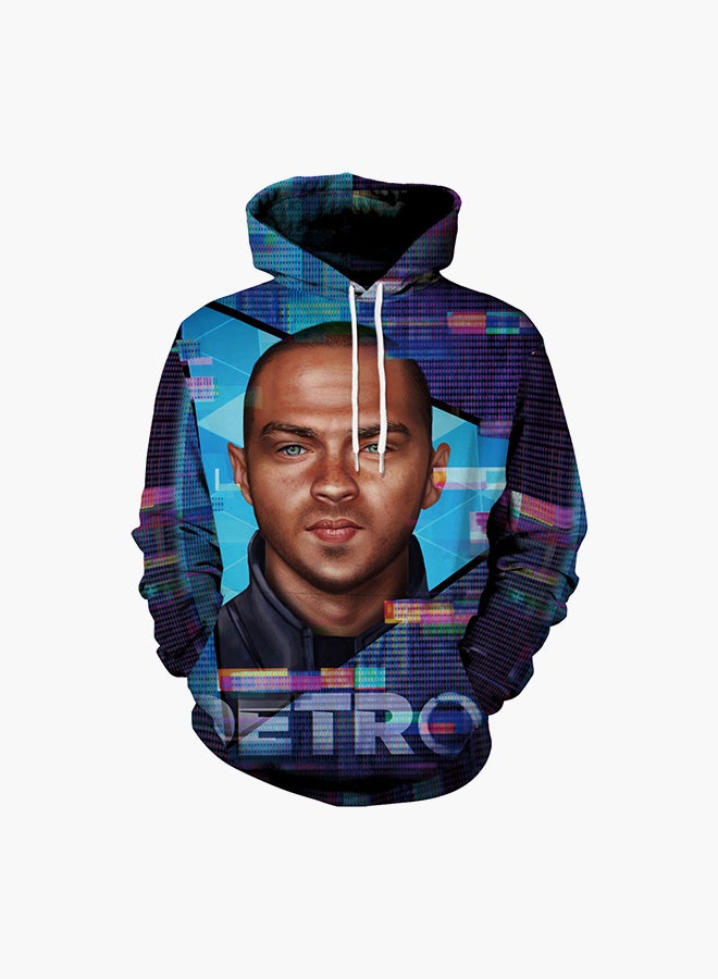 NADANBAO 3D Printing Long Sleeve Hoodie Multicolour - Image 1