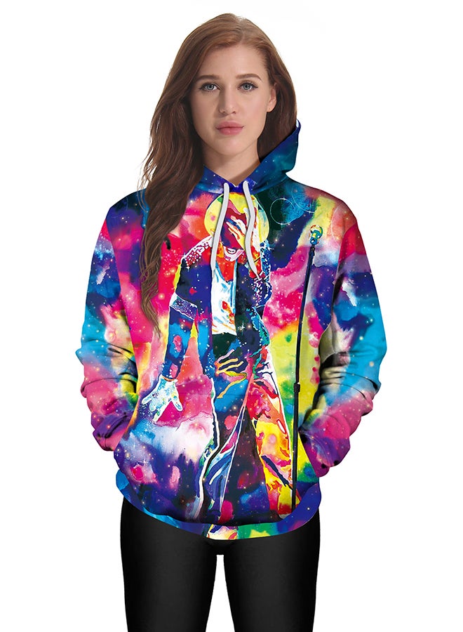 NADANBAO - 3D Printing Long Sleeve Hoodie Multicolour - Image 1