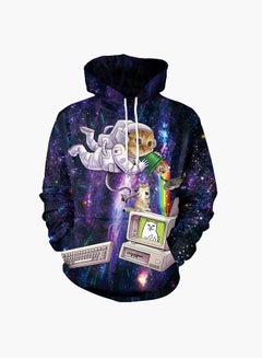 3D Printing Long Sleeve Hoodie Multicolour