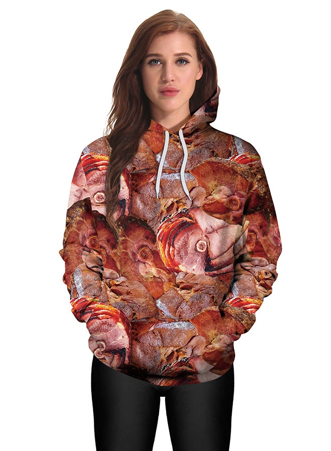 NADANBAO 3D Printing Long Sleeve Hoodie Multicolour - Image 3