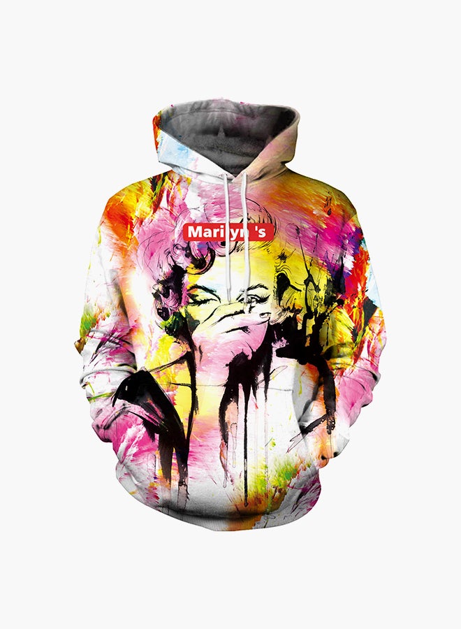 NADANBAO - 3D Printing Long Sleeve Hoodie Multicolour - Image 1