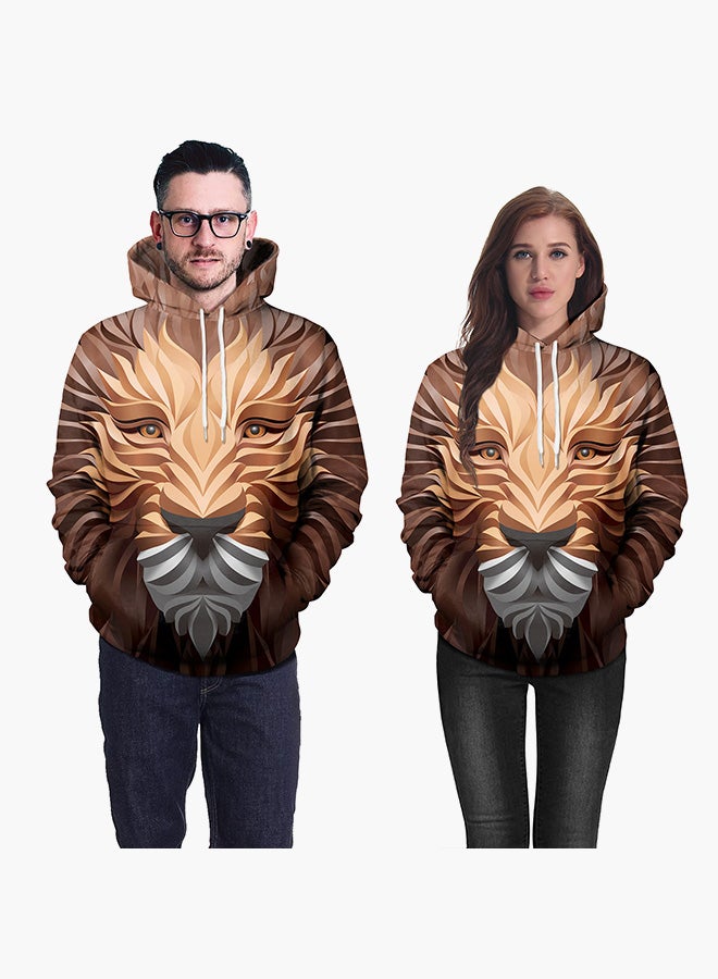 NADANBAO - 3D Printing Long Sleeve Hoodie Multicolour - Image 1