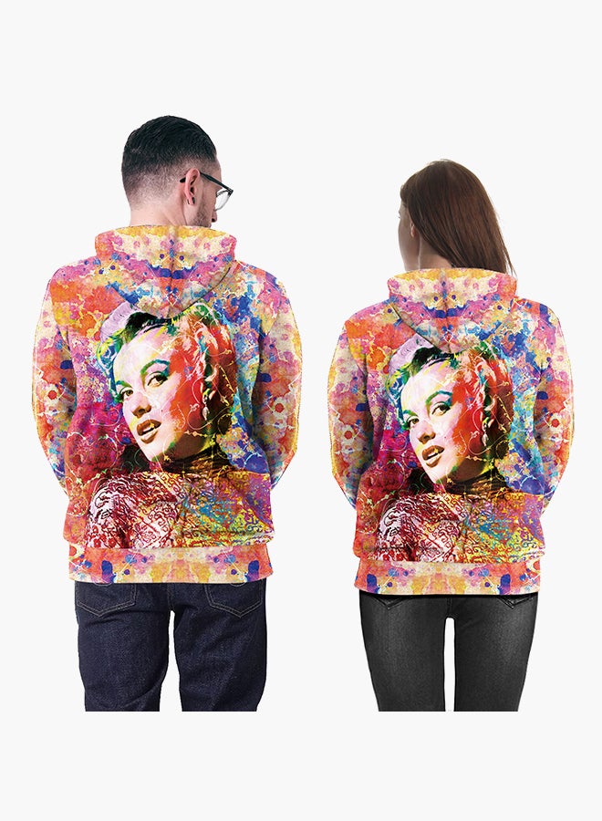 NADANBAO - 3D Printing Long Sleeve Hoodie Multicolour - Image 1
