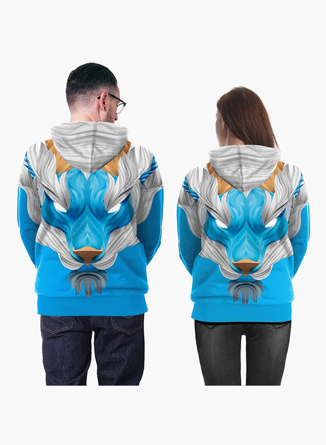NADANBAO - 3D Printing Long Sleeve Hoodie Multicolour - Image 1