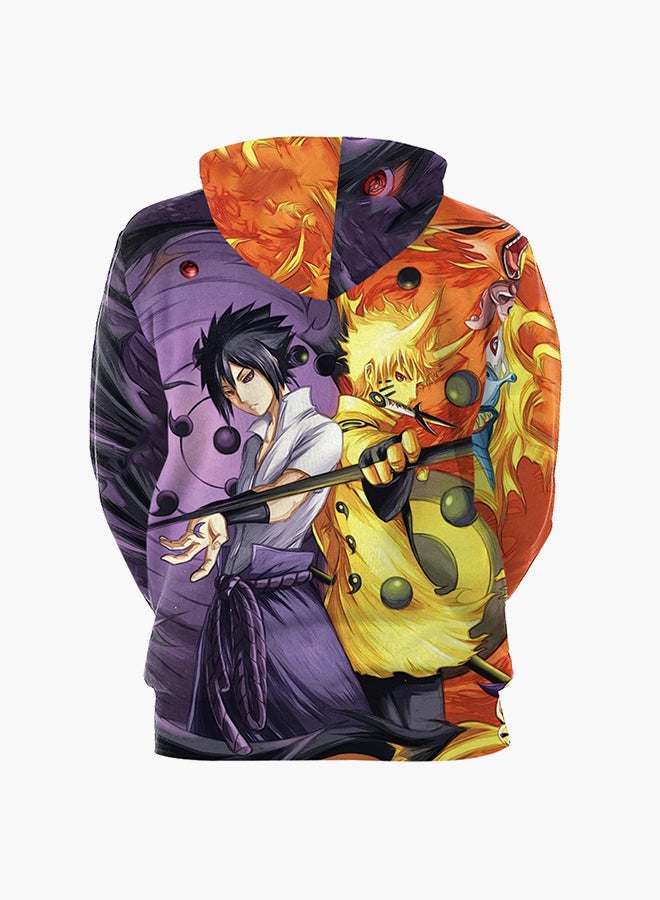 NADANBAO - 3D Printing Long Sleeve Hoodie Multicolour - Image 1