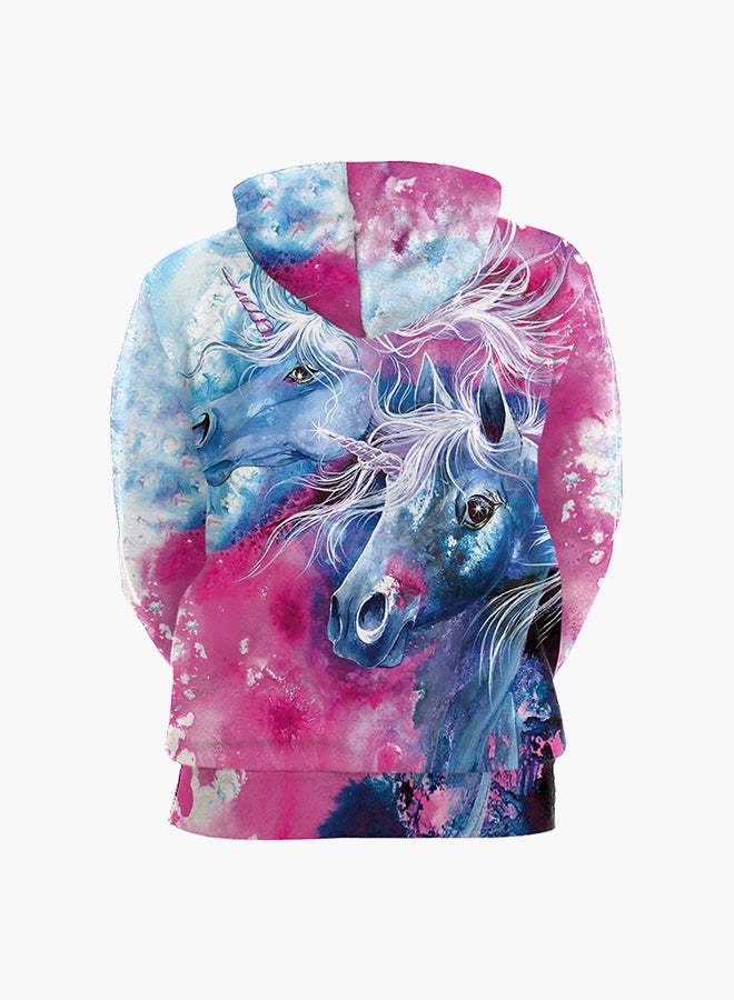NADANBAO 3D Printing Long Sleeve Hoodie Multicolour - Image 2