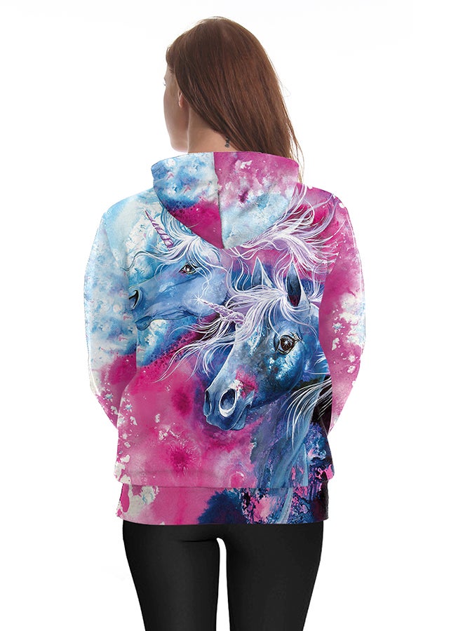 NADANBAO 3D Printing Long Sleeve Hoodie Multicolour - Image 4