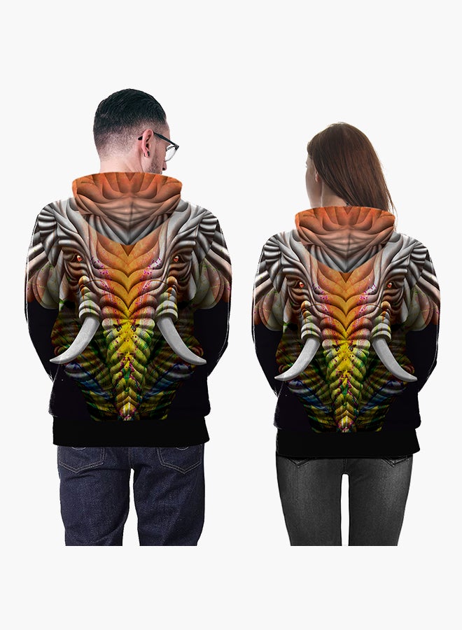 NADANBAO - 3D Printing Long Sleeve Hoodie Multicolour - Image 1