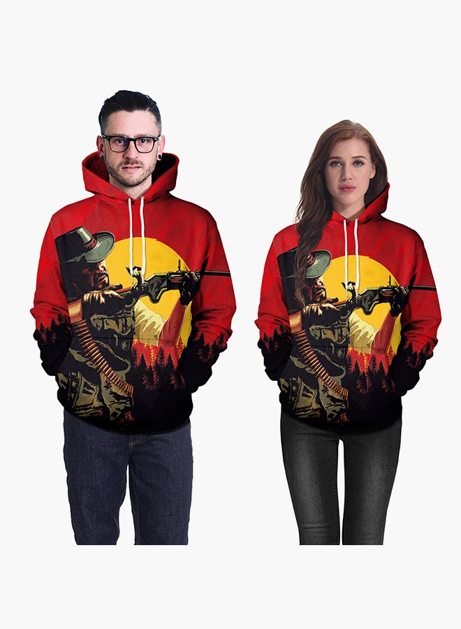 NADANBAO 3D Printing Long Sleeve Hoodie Multicolour  - Image 3