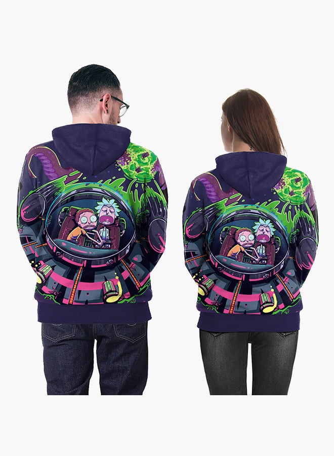 NADANBAO 3D Printing Long Sleeve Hoodie Multicolour  - Image 4