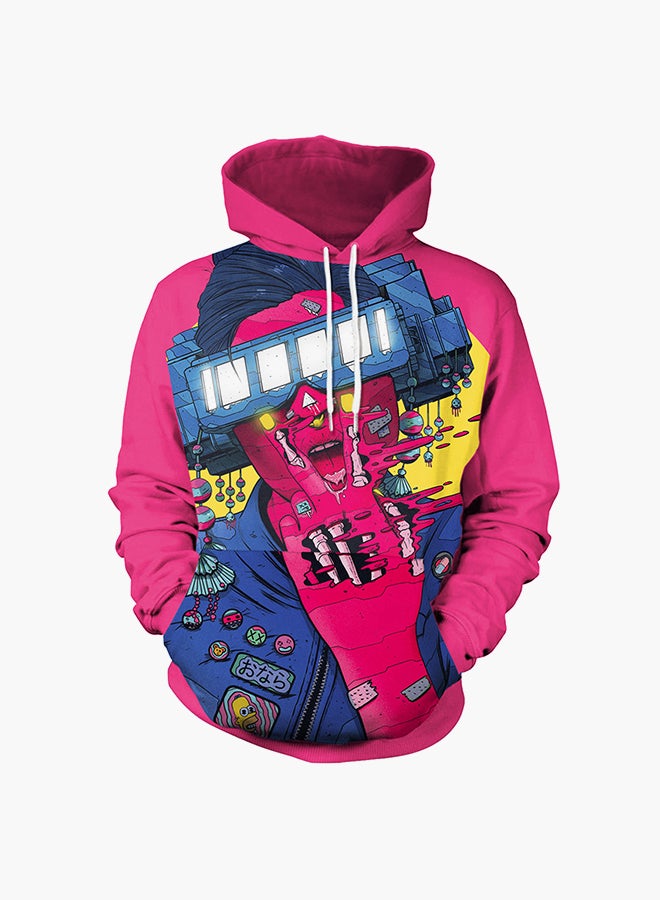 NADANBAO 3D Printing Long Sleeve Hoodie Multicolour - Image 1