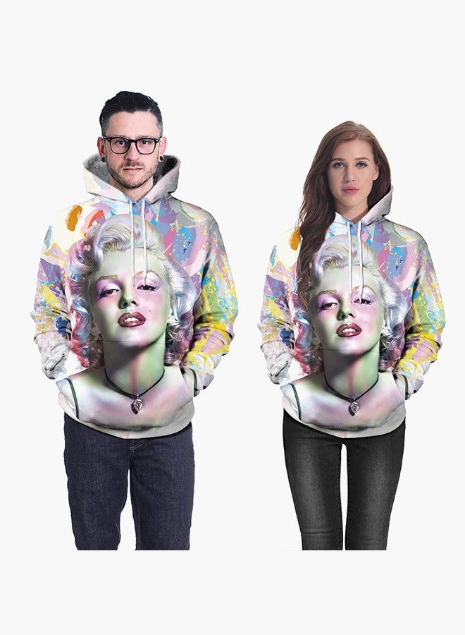 NADANBAO - 3D Printing Long Sleeve Hoodie Multicolour - Image 1