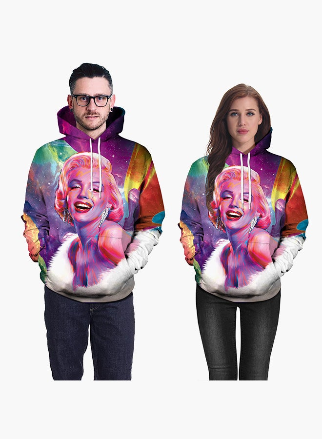 NADANBAO - 3D Printing Long Sleeve Hoodie Multicolour - Image 1