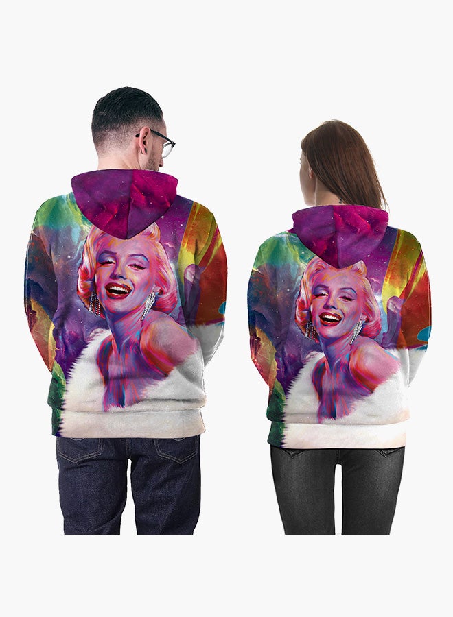 NADANBAO - 3D Printing Long Sleeve Hoodie Multicolour - Image 1