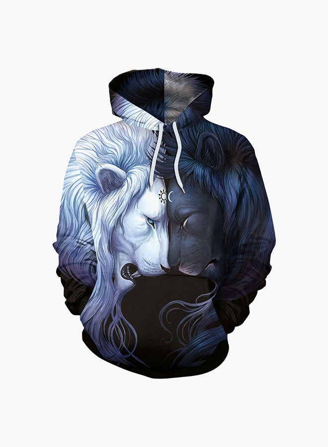 NADANBAO 3D Printing Long Sleeve Hoodie Multicolour - Image 1