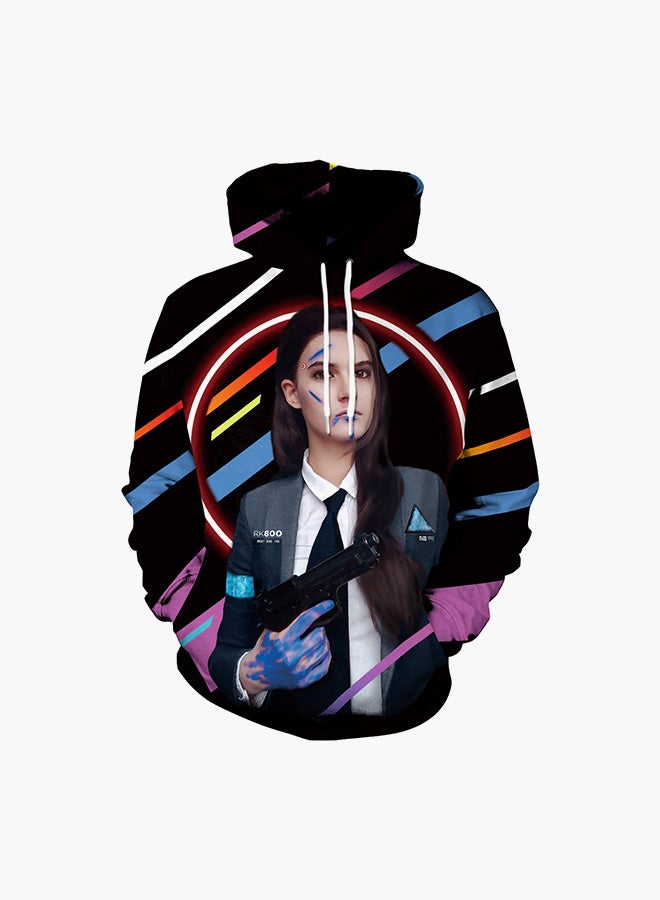 NADANBAO 3D Printing Long Sleeve Hoodie Multicolour - Image 1