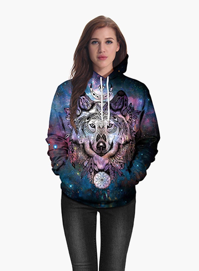 NADANBAO 3D Printing Long Sleeve Hoodie Multicolour  - Image 4