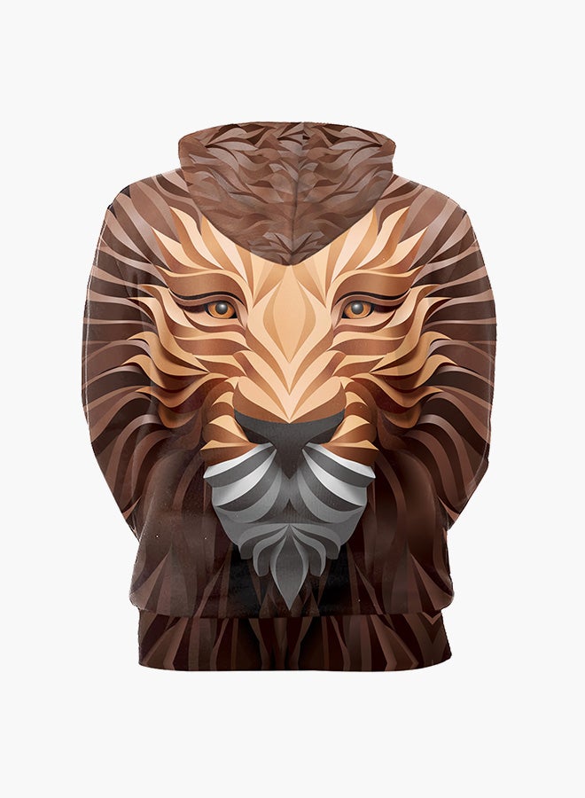 NADANBAO - 3D Printing Long Sleeve Hoodie Multicolour - Image 1